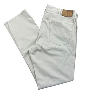 Polo Ralph Lauren Varick Slim Straight Pants Light Khaki Tan Chinos Mens 36x34